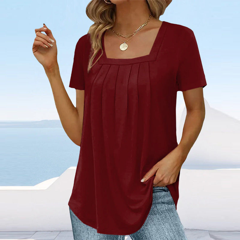 Frida | Sabryn – Elegant Plisserad Blus
