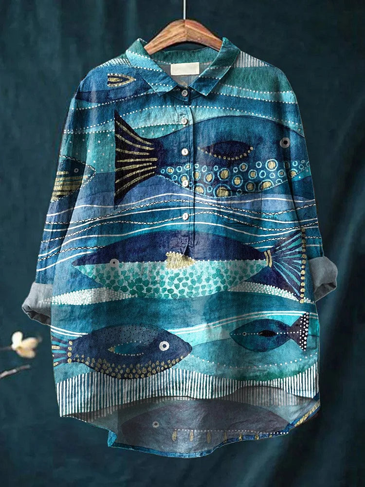 Sigrid | Jax™ - Ocean Art Skjorta