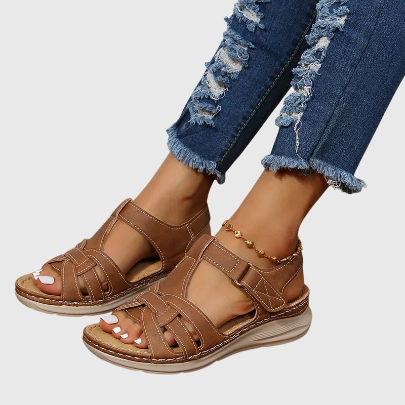 Vera | Ortopediska sandaler i svart läder