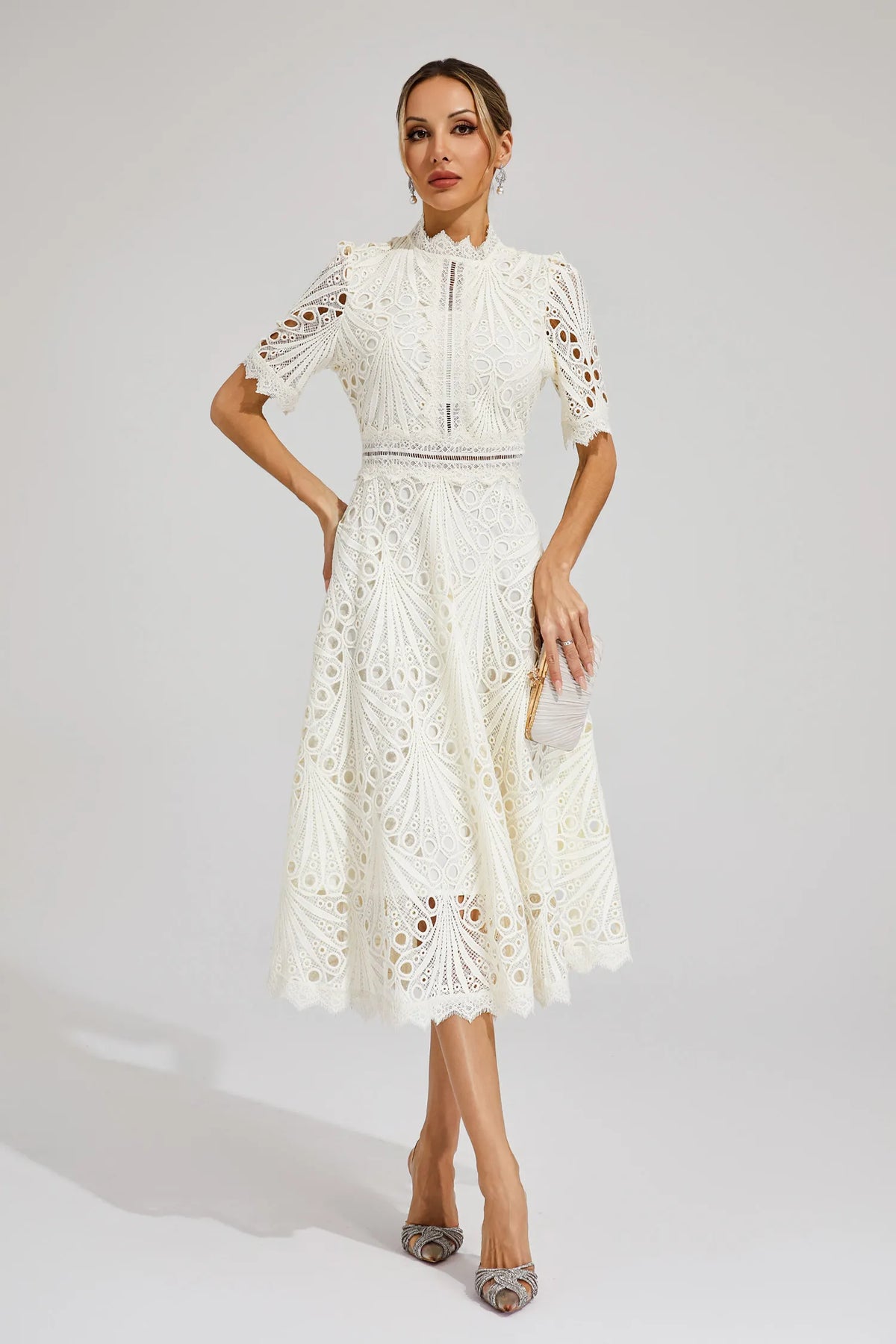 Anneli | ELEGANT BLOMMÖNSTREDD KLÄNNING