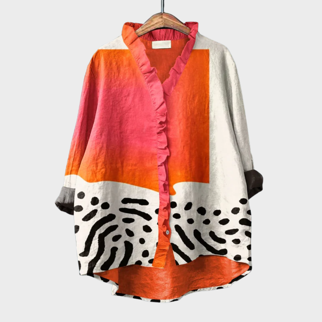 Melinda | Elegant Linne Sommarblus