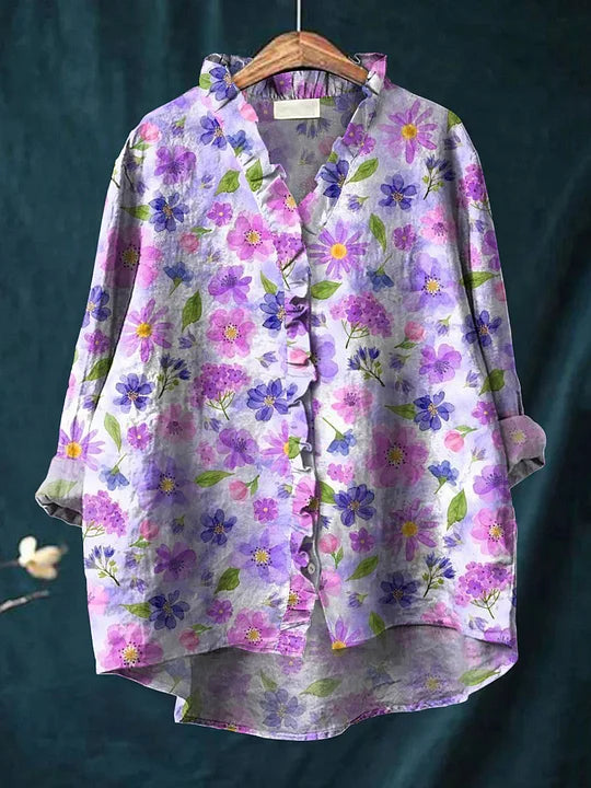 Frida | Ängsblommig Blus