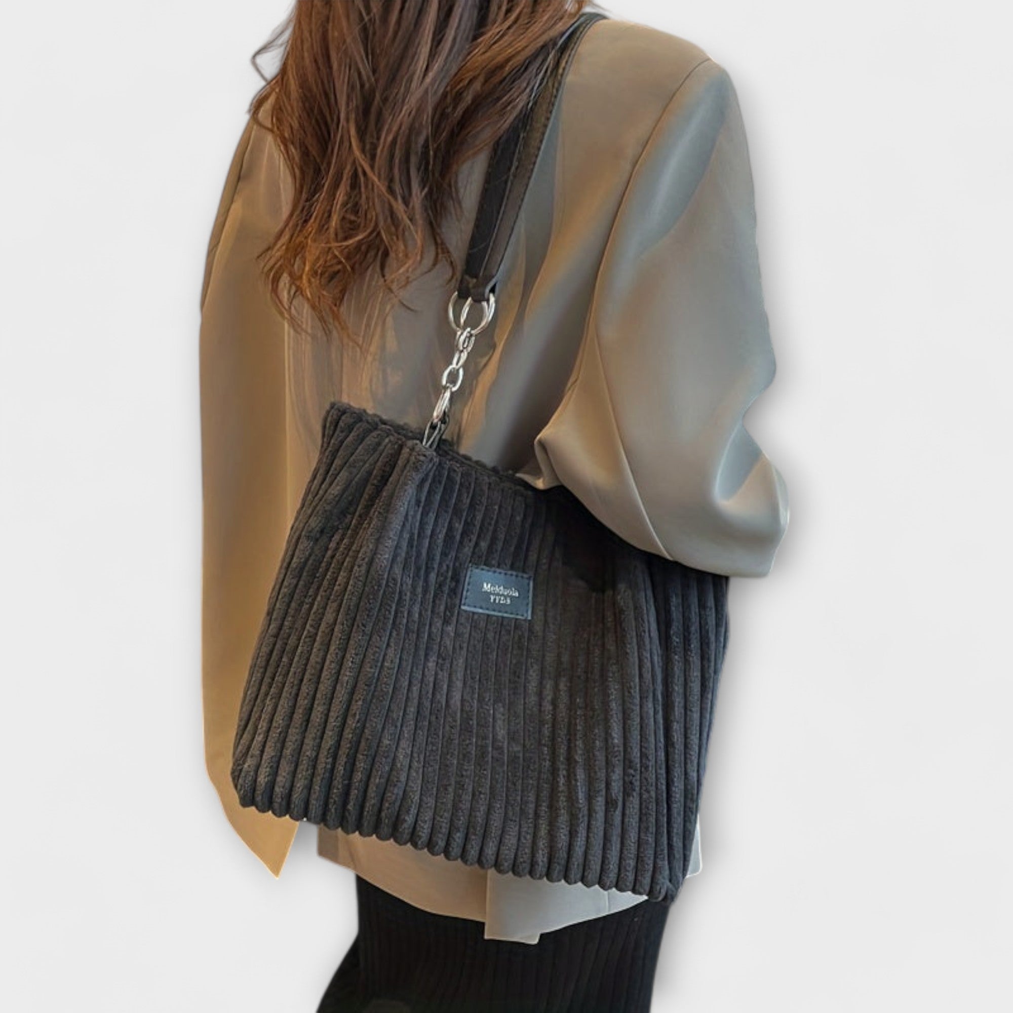 Maja | Klänning i Khaki, Svart, Beige och Grön