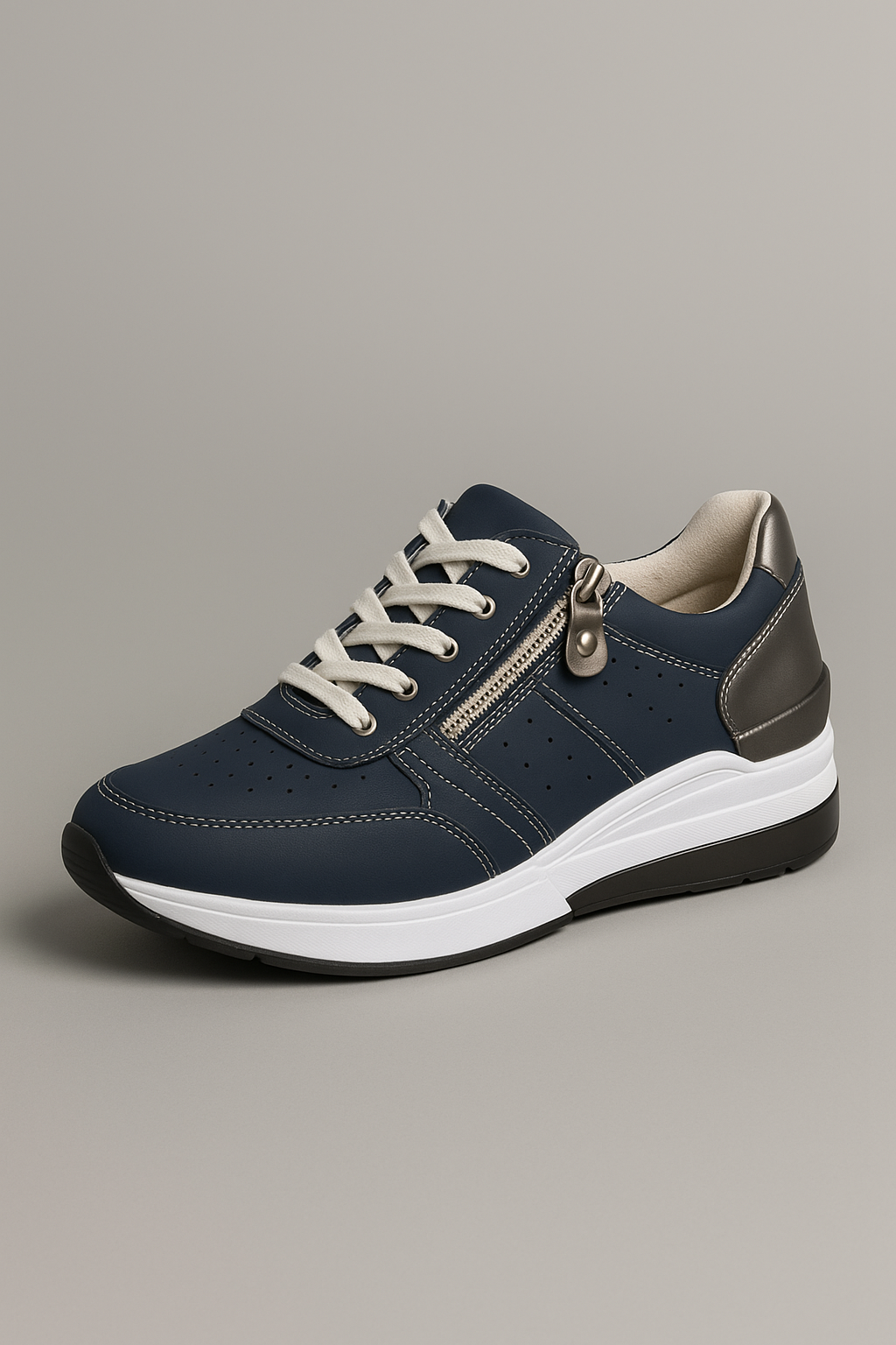 Sara | Steplume – Stödjande Dragkedjesneakers
