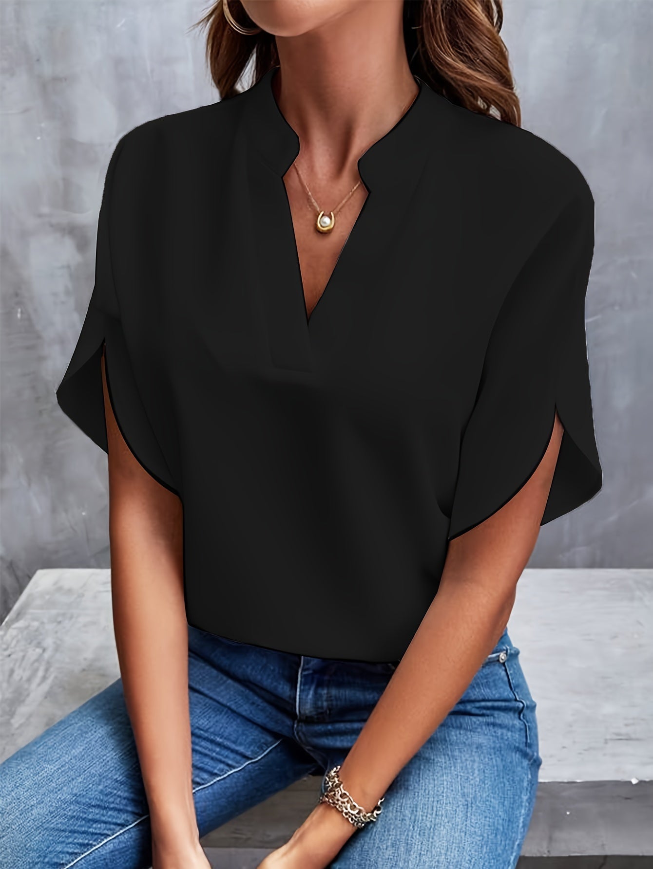 Johanna | Sorrelia – Lyxig Elegant Blus