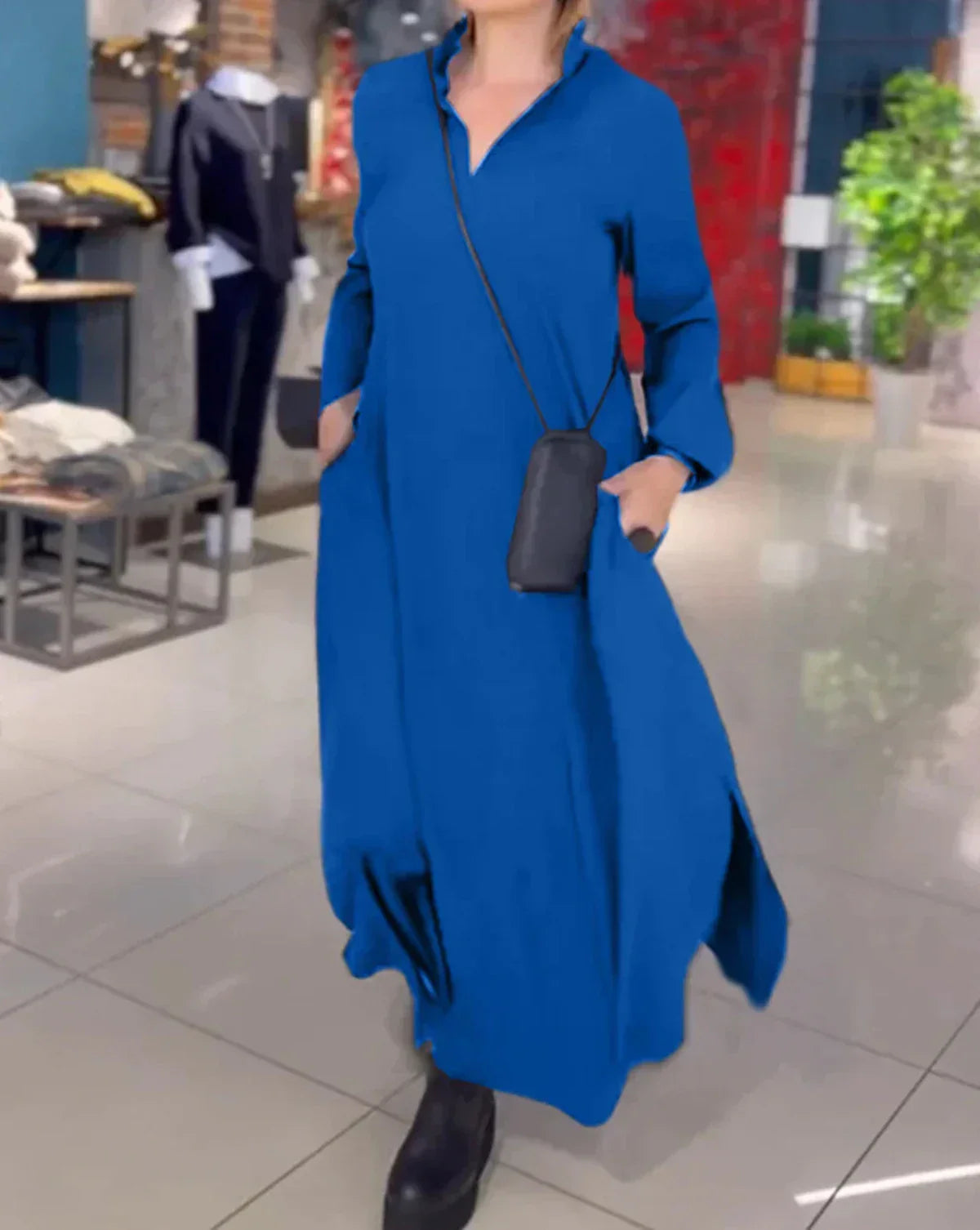 Lisa | Elegant Lång Maxi Klänning