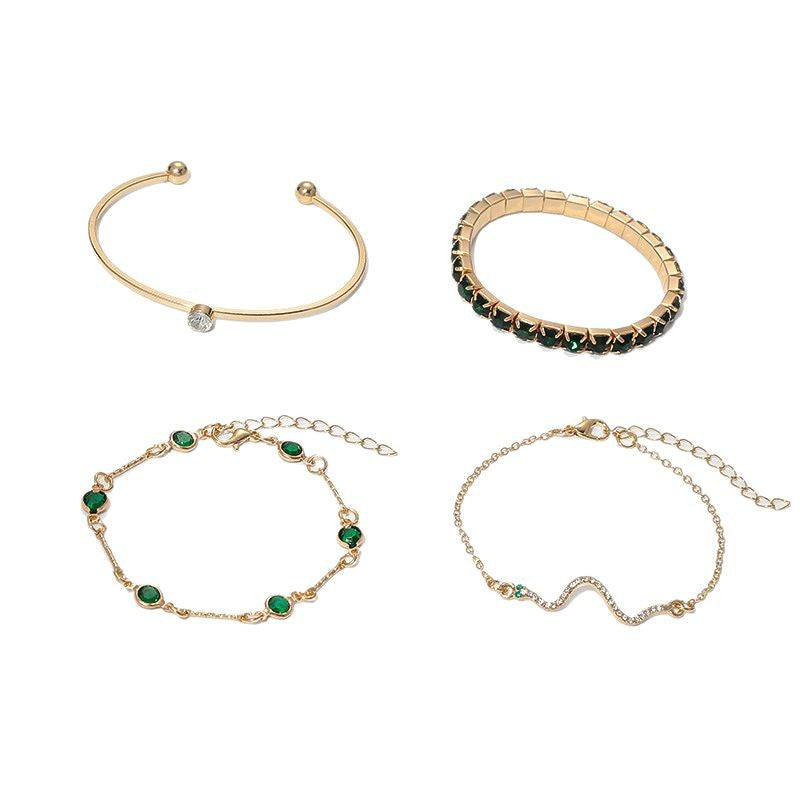 Elin | Elegant guldarmbandsset med klassisk design