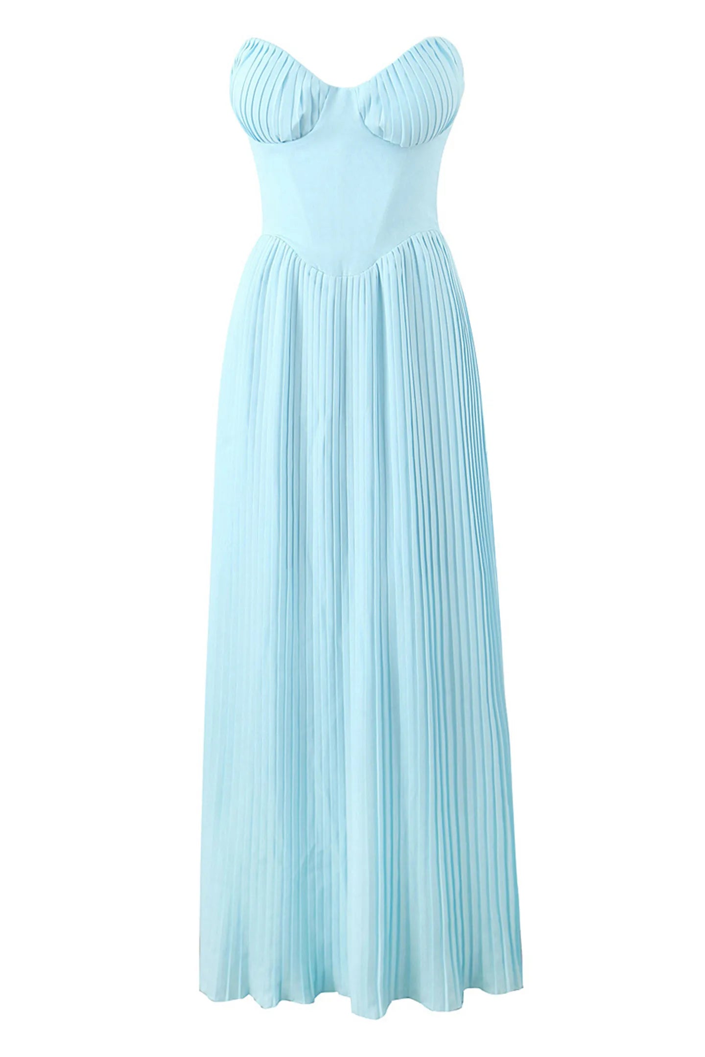 Sofia | STYLISH STRAPLESS MAXI KLÄNNING