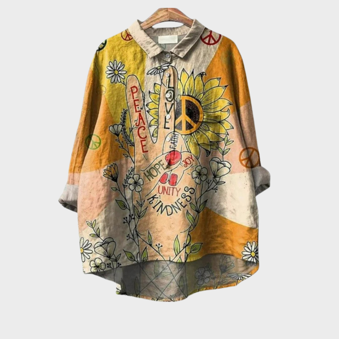 Coline | Elegant Linne Sommarblus