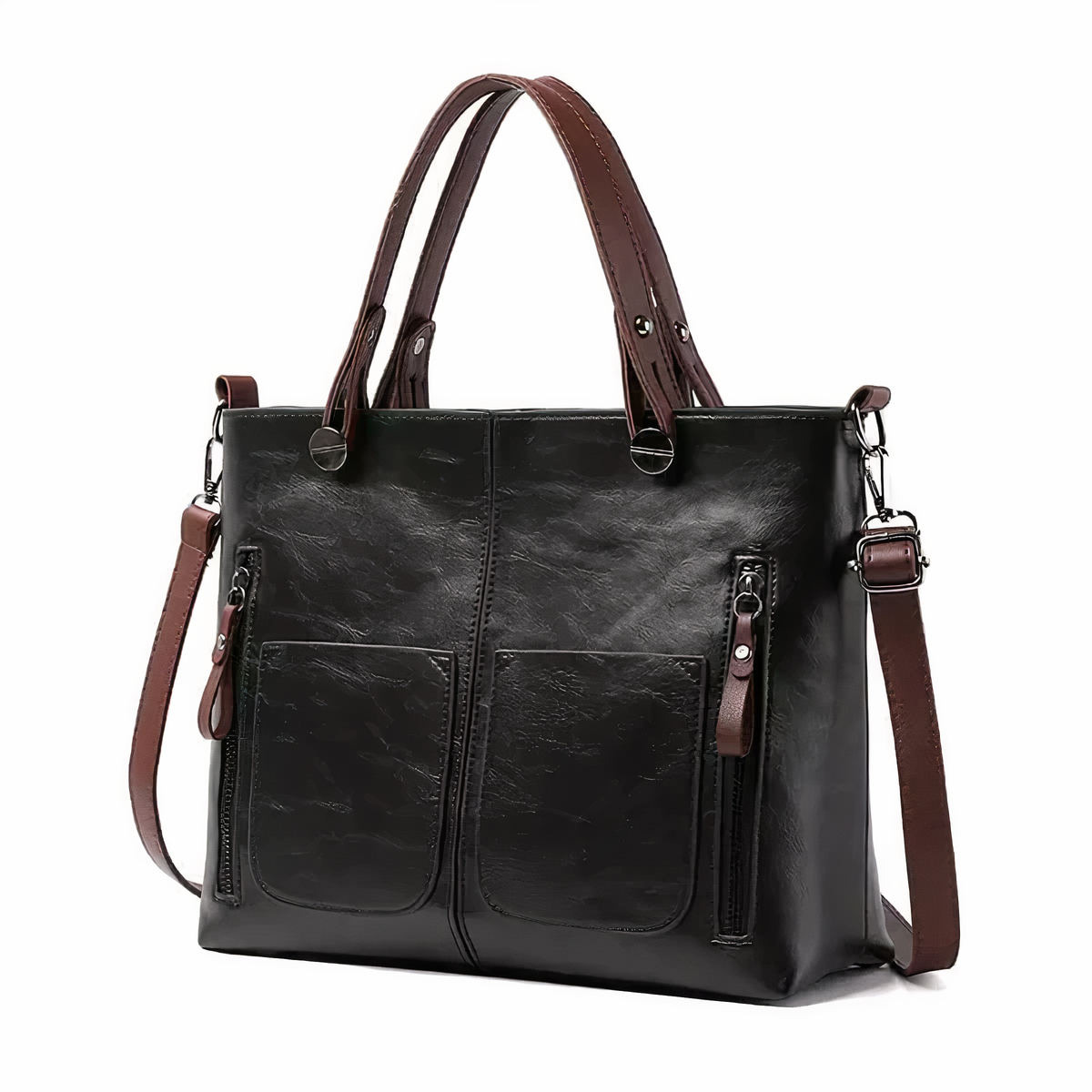 Maria | Ikonisk Retro PU Läder Crossbody Handväska