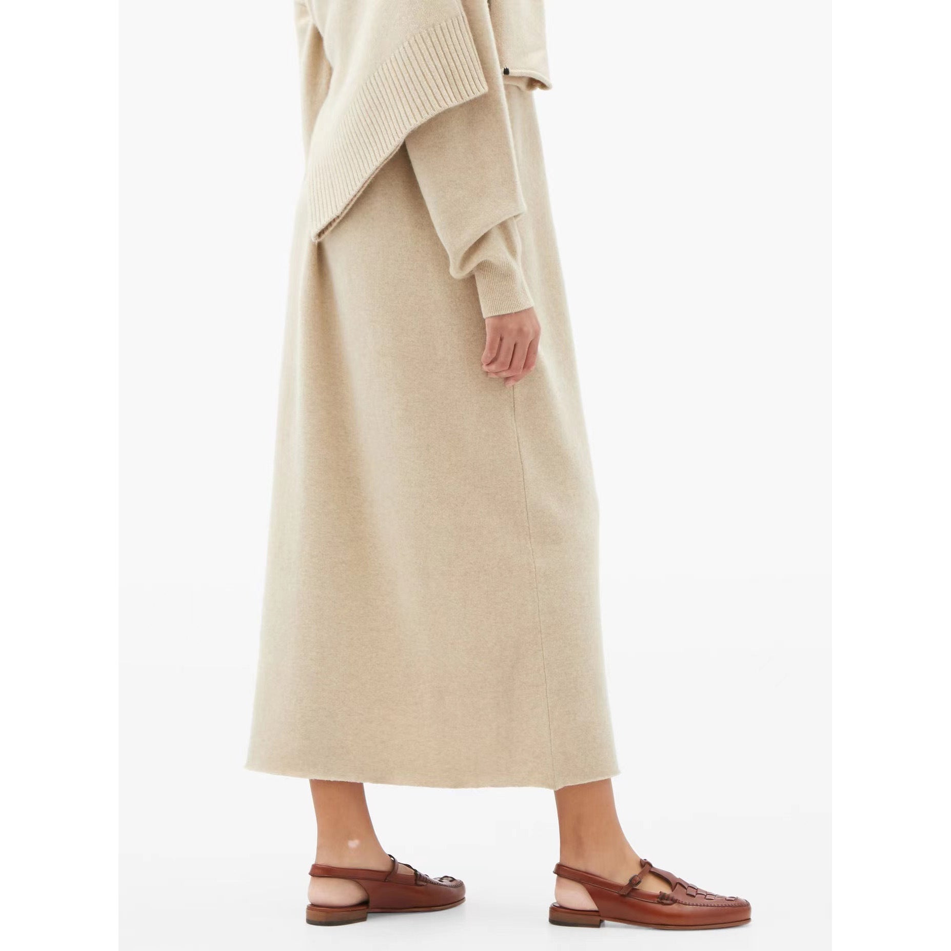 Maria | Vävd Charm Sandaler i Brun med Vävd Design
