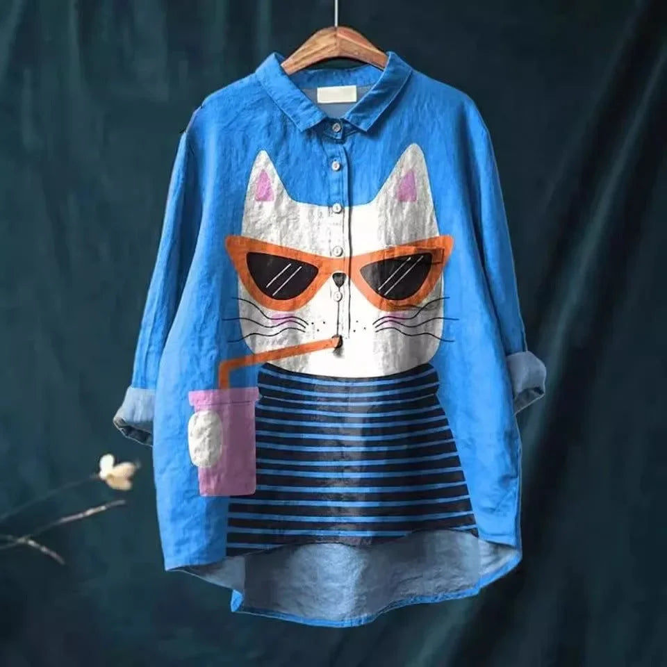 Greta | Uluru™ - Kattkonst T-shirt