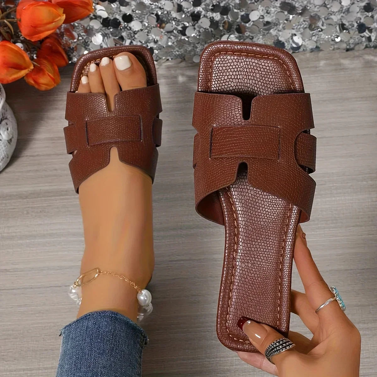Edith | Sandaler med Slides
