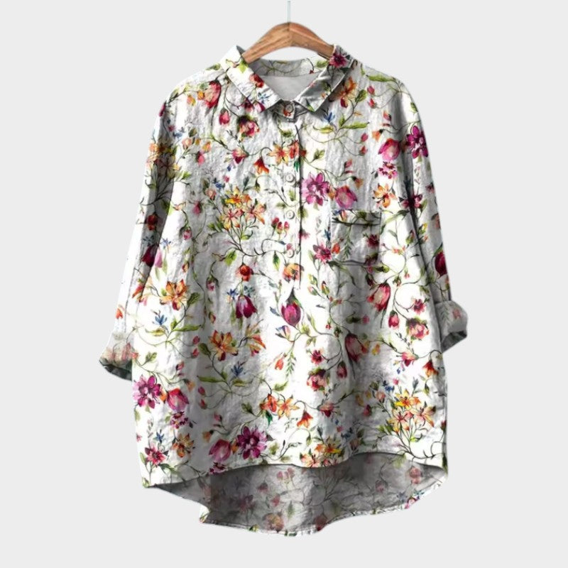 Hilda | Blommig Blus