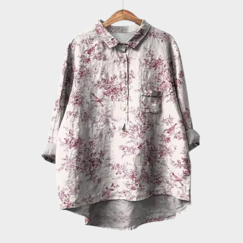 Hilda | Blommig Blus