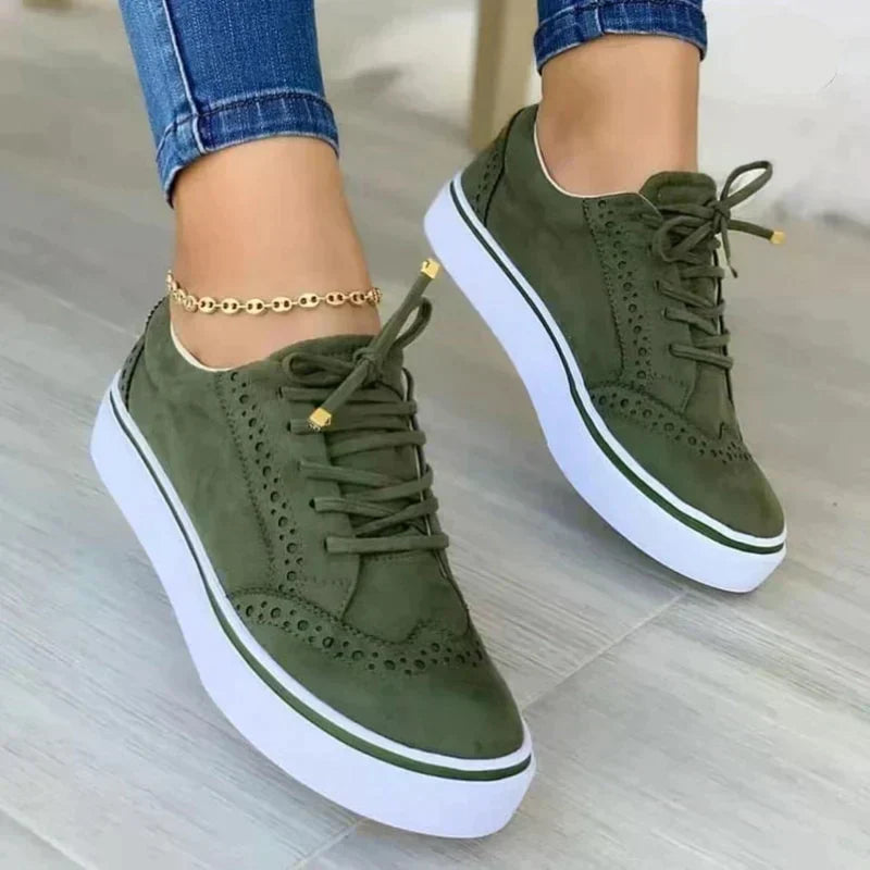 Ingrid | Trendiga Ortopediska Sneakers