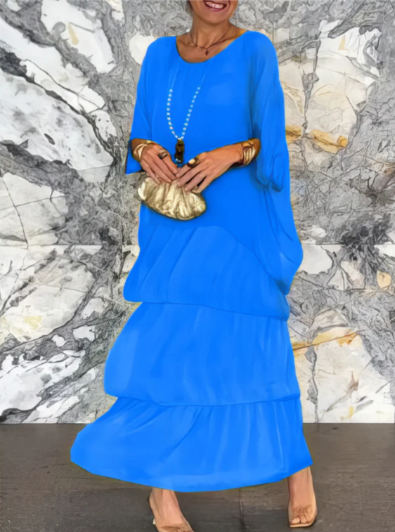 Lara | Elegant Flödande Maxiklänning