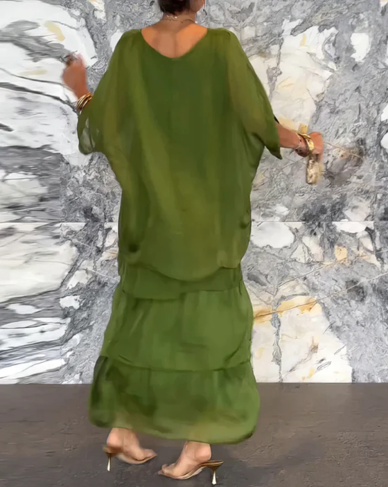 Lara | Elegant Flödande Maxiklänning