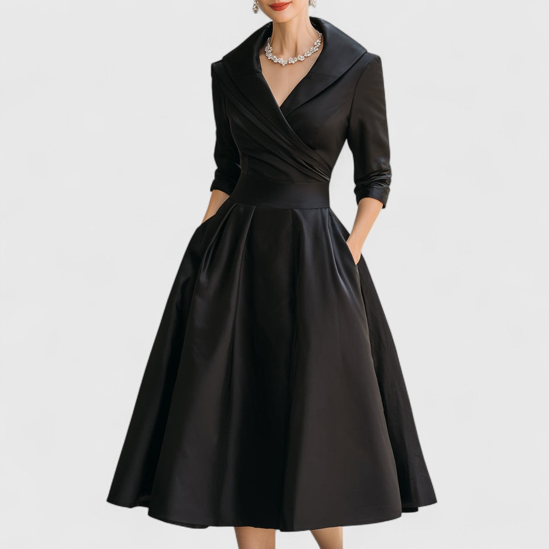 Tyra | Elegant Midi Klänning