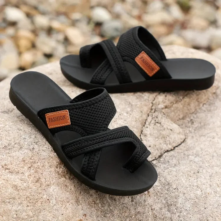 Agnes | Mesh Sandaler i svart