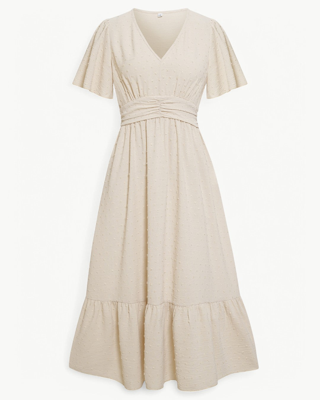 Hilda | ELEGANT FLÖDANDE SOMMAR V-HALS KLÄNNING