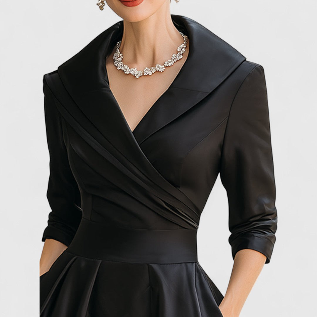 Tyra | Elegant Midi Klänning