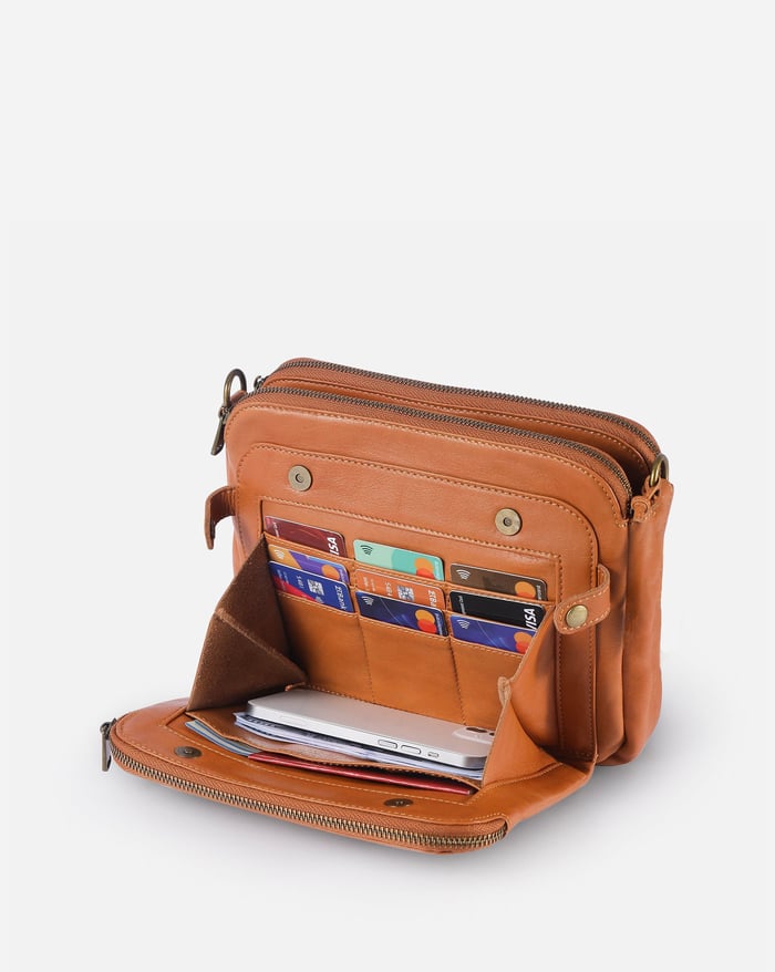 Sofia | CHIC TRE-LAGERS CROSSBODY VÄSKA