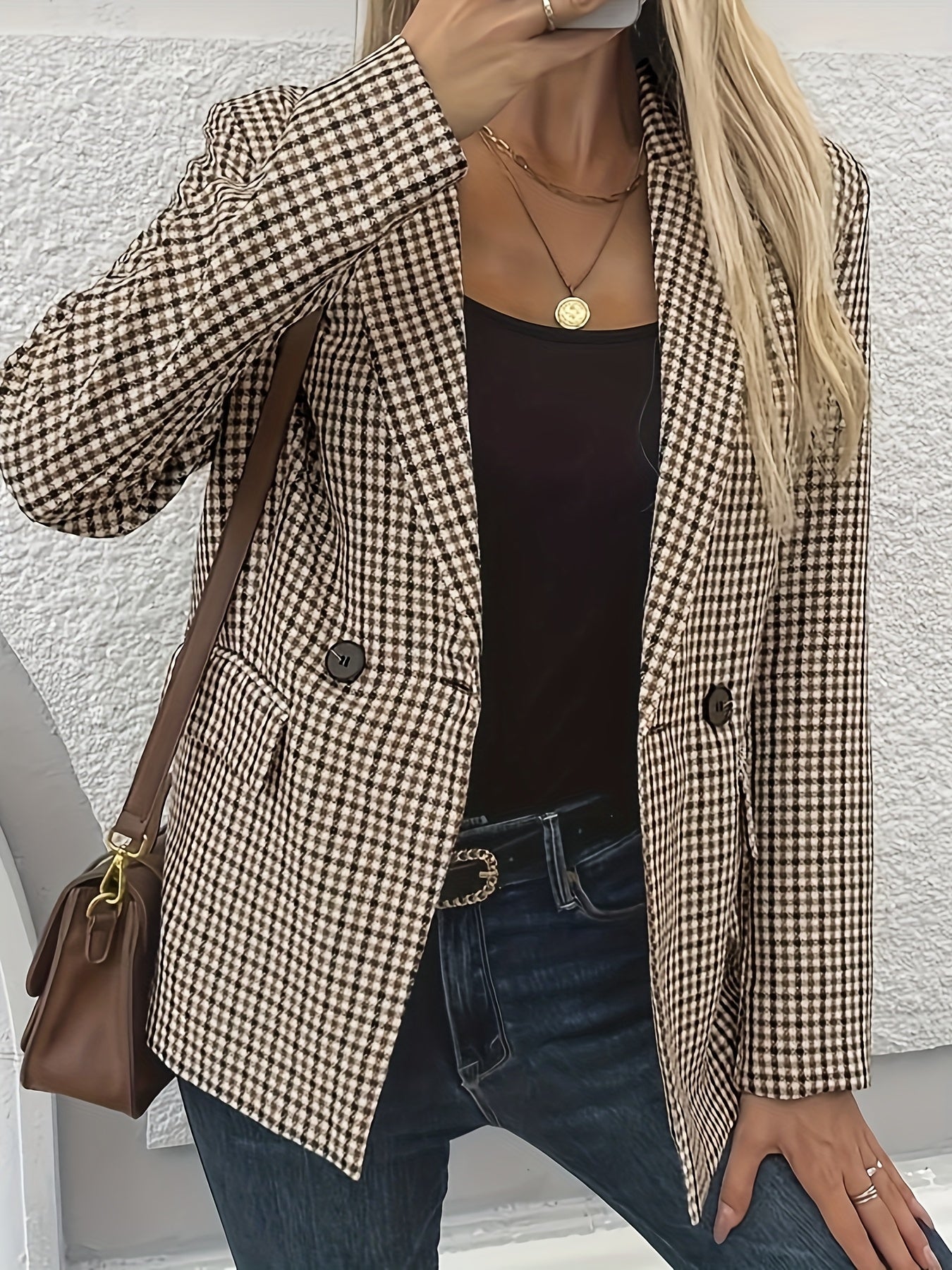 Lovisa™ | Elegant Rutig kavaj
