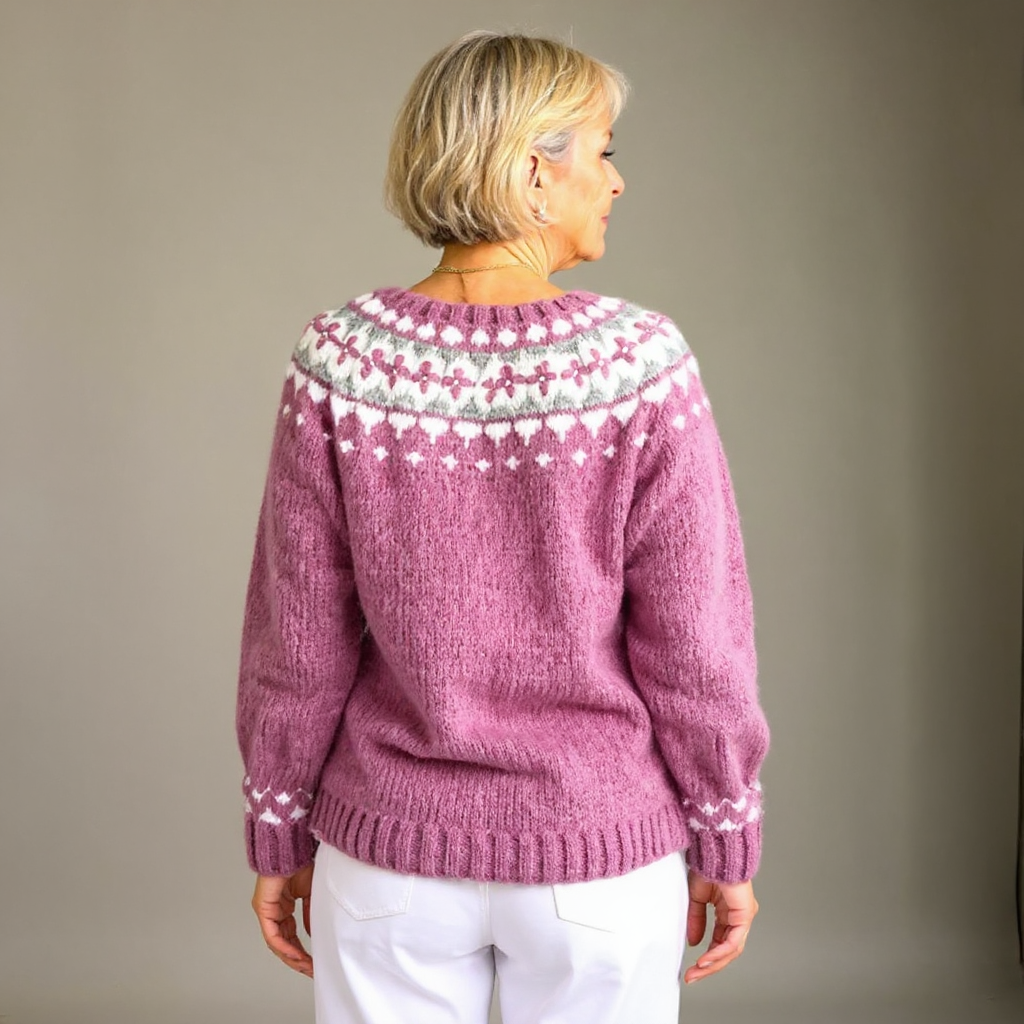 Elin | Vintage stickade kofta