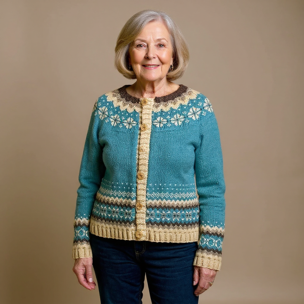 Cassandra | Vintage stickade kofta