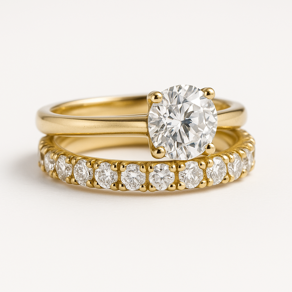 Saga | Tidlös Savaya Guld Ring Set
