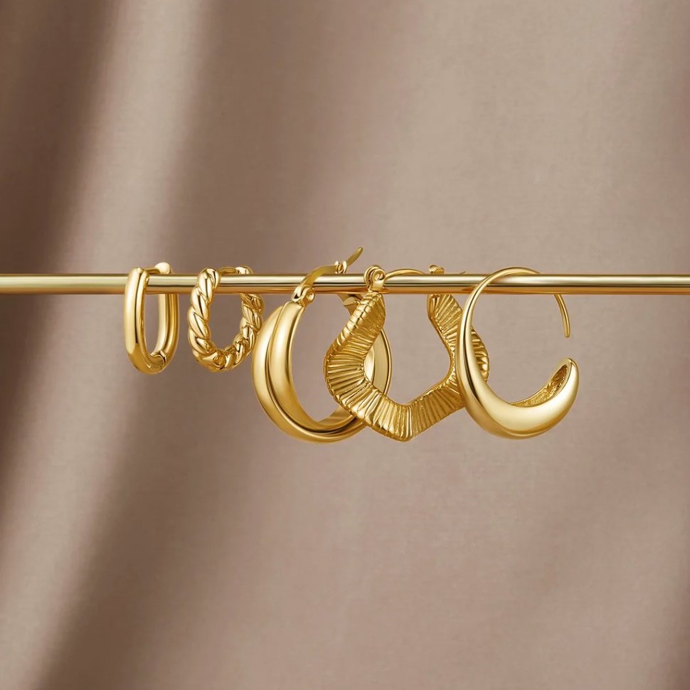 KRYSTAL | STILIGA TWIST ÖRHÄNGEN