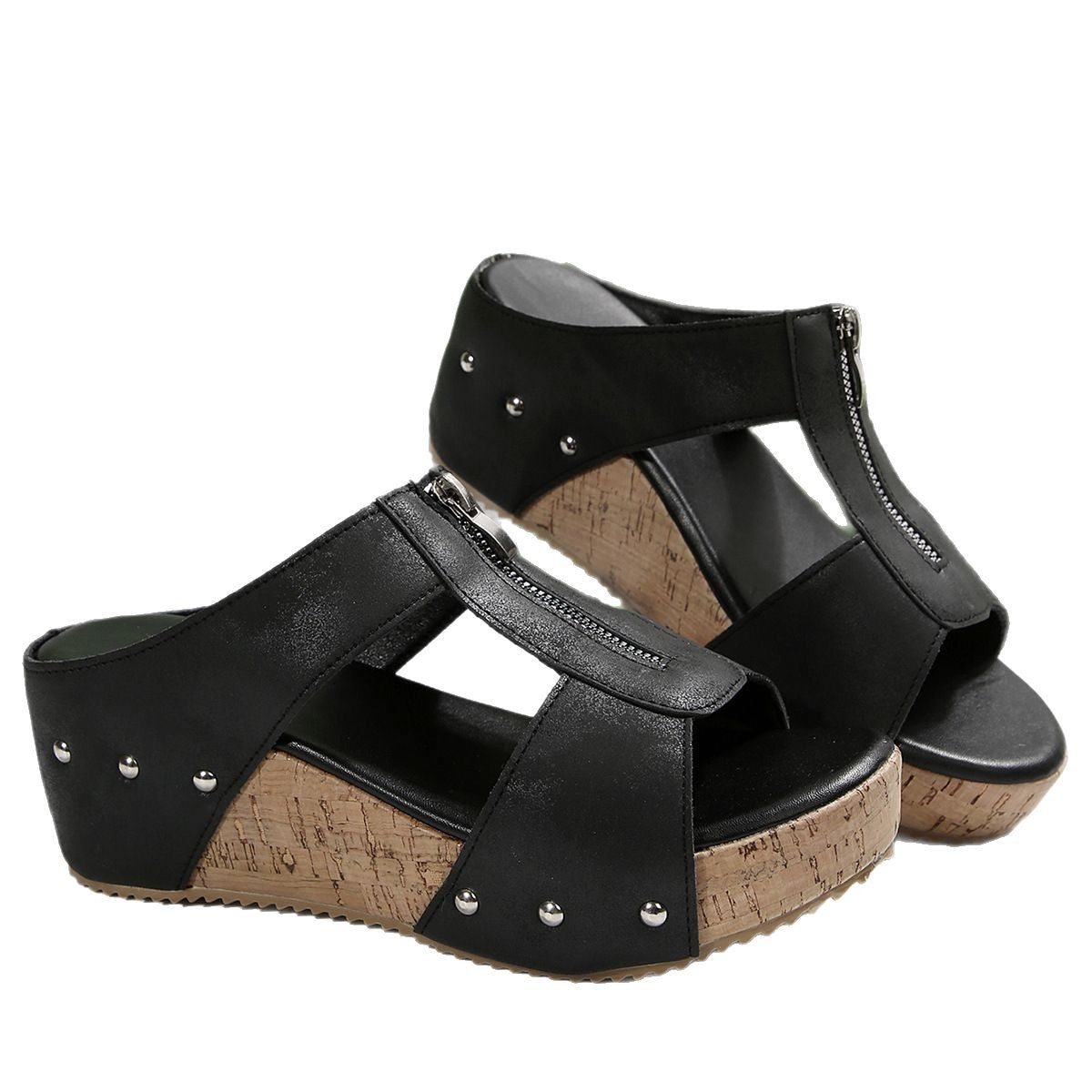 Karin | Laurelle - Stiliga Kilklack Sandaler