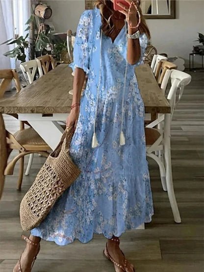 Klara | Enkel Boho Klänning